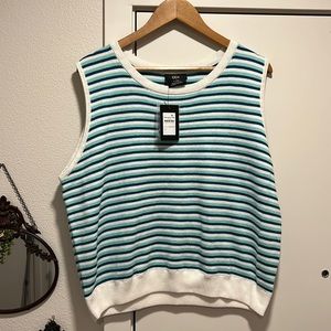 Multi Stripe Tank - blue